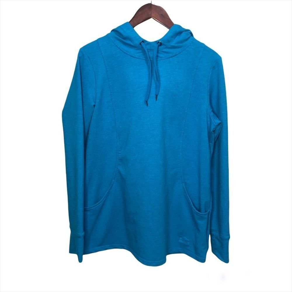 Roots 73 Blue Hooded Pullover Sweater Size Large Casual Loungewear
